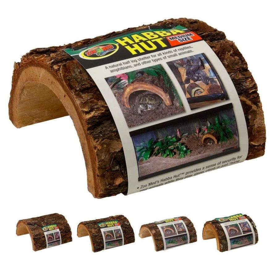 Zoo Med ZooMed Habba Hut Reptile Hide 5 Sizes
