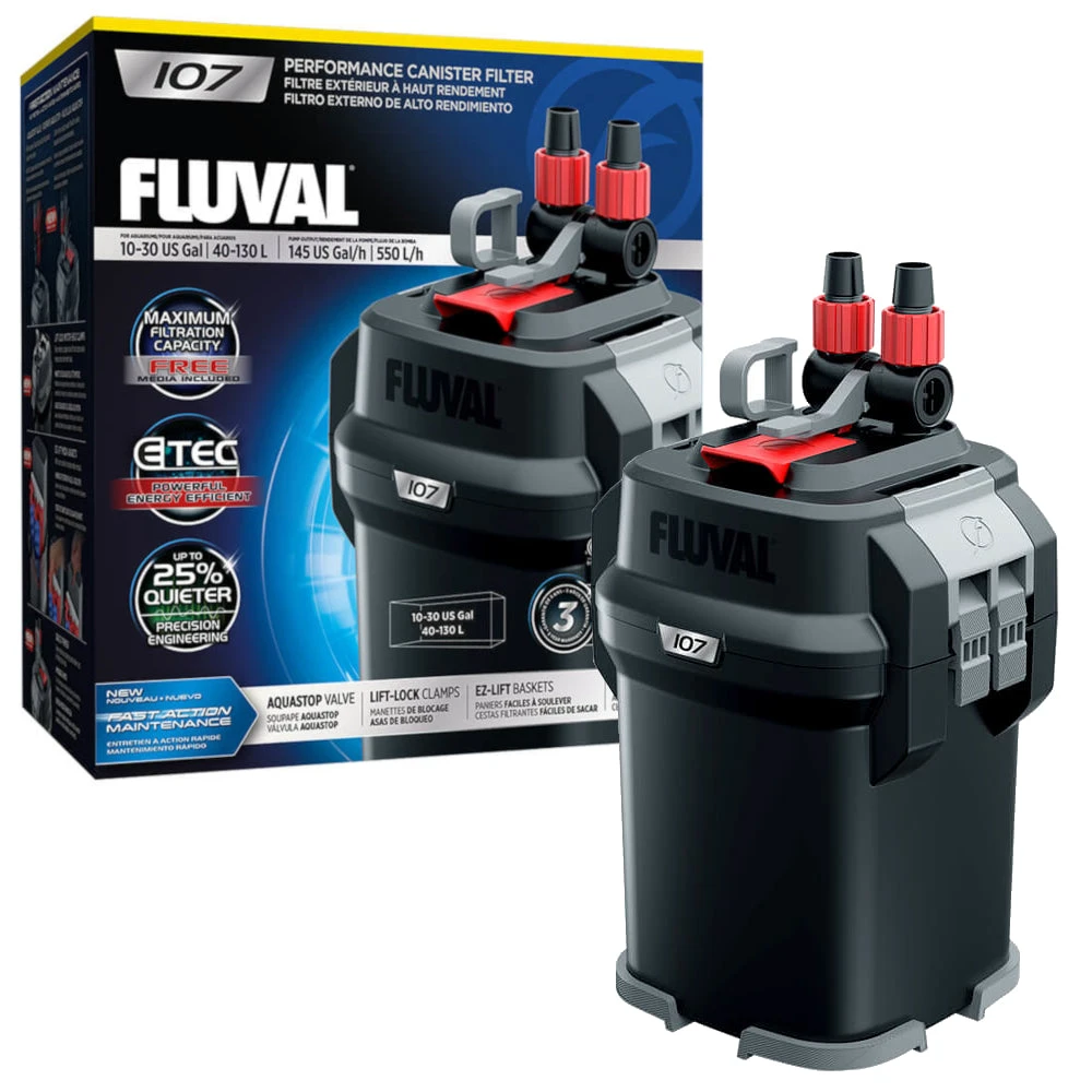 Fluval 107 Aquarium Filter 550L/h Tanks Up To 130L With A203 UVC - Image 4