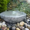 Babbling Bowl Grey Granite Garden Water Feature 50cm