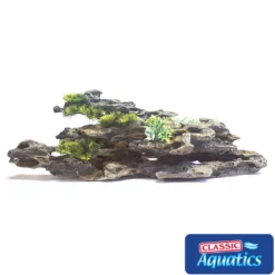 Classic Aquatics Driftwood W. Plants Ornament