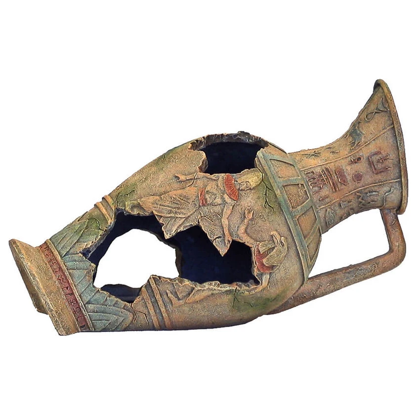 Blue Ribbon Aquarium Ornaments Egyptian Urn
