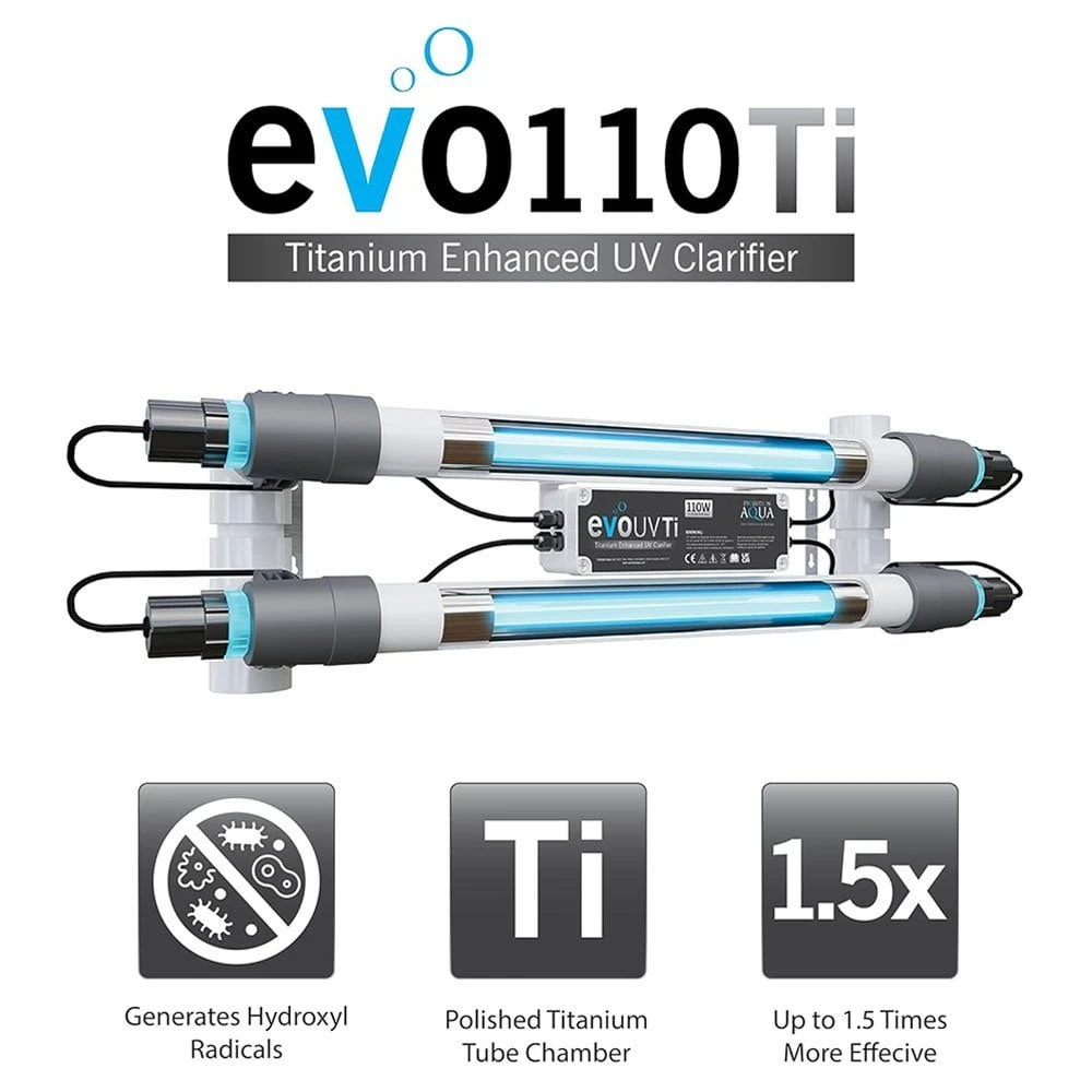 Evolution Aqua 110w Ti Titanium UVC Steriliser - Image 2