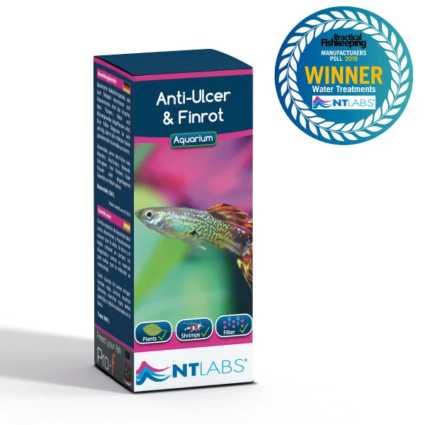 NT Labs Anti-Ulcer & Finrot Aquarium Disease Treatment 100ml