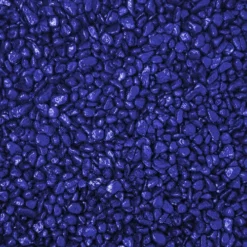 Aqua One Aquarium Fish Tank Coloured Gravel Deep Blue 7mm