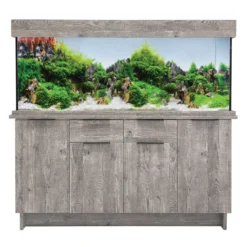 Aqua One Urban Oak Style Aquarium Fish Tank With Cabinet 150cm 300L