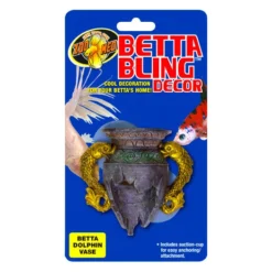 Zoo Med Betta Bling Dolphin Vase