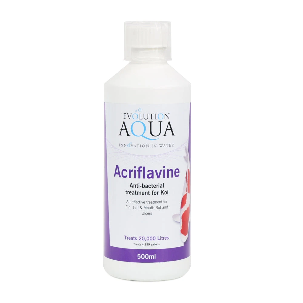 Evolution Aqua Pond Acriflavine Anti-bacterial Treatment For Koi 500/1000ml - Image 2