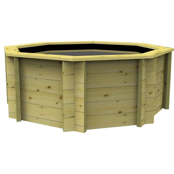 The Garden Timber Company Wooden Fish Ponds 6ft Octagonal 831mm Height 1586L - Image 2