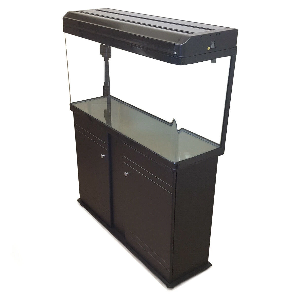 BOYU Aquarium Fish Tank & Cabinet 80cm 120L Black / White - Image 3
