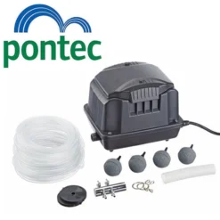 Pontec PondoAir Pond Air Pump 1800 / Includes FREE Hose & Air Stones