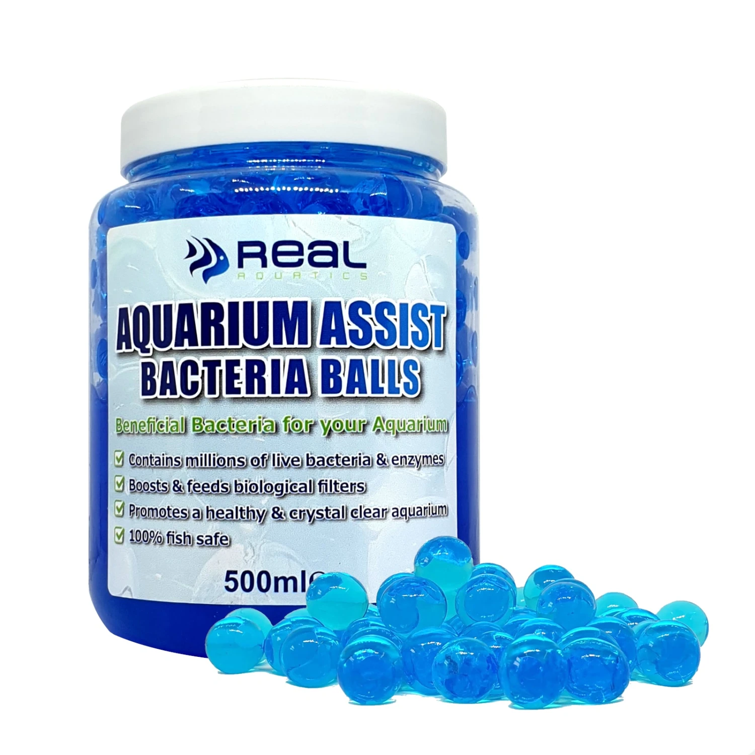 Real Aquatics Aquarium Assist Beneficial Bacteria Balls 3 Sizes - Image 5