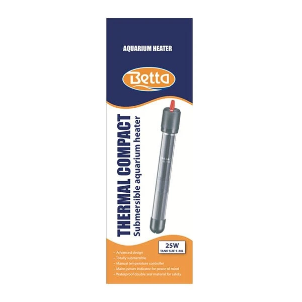 Betta Aquarium Compact Fish TankHeater 25w