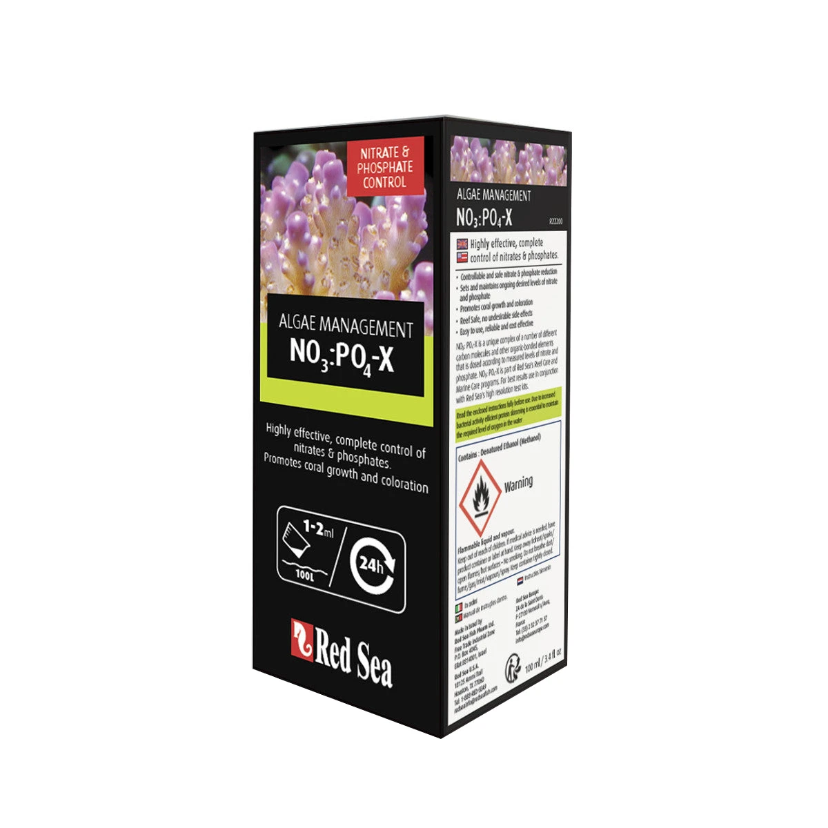 Red Sea NO3:PO4-X Nitrate Phosphate Algae Reducer 100-5000ml - Image 2