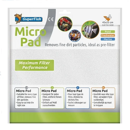 SuperFish Filter Foam / Wadding Micro Pad 45 X 25cm