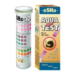 ESHa Aquarium Quick Test Strips 6 In 1- 50 Tests