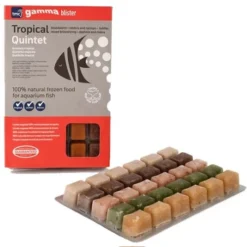 TMC Frozen Fish Food Gamma Blister Tropical Quintet 95g (Case Of 10)