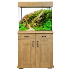 Fluval Shaker 168L Aquarium Fish Tank & Cabinet Hampshire Oak