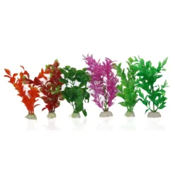 Aqua One Plastic Plant Packs Small 20cm 6pk