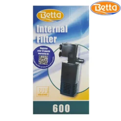 Betta Fish Tank Internal Filter 600L/h Aquariums Up To 100L