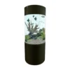 Column Aquarium Fish Tank Gloss Black 80L