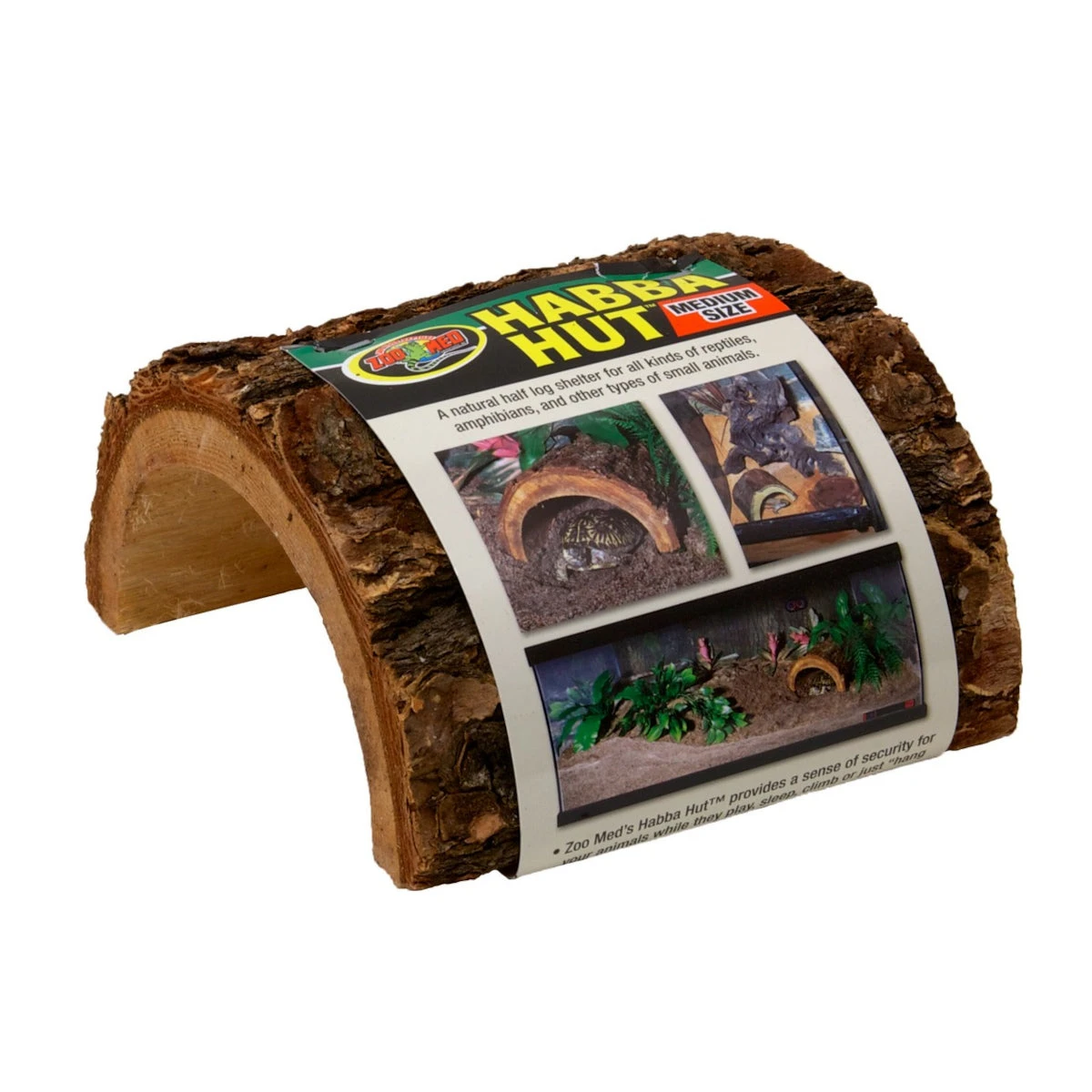 Zoo Med ZooMed Habba Hut Reptile Hide 5 Sizes - Image 3