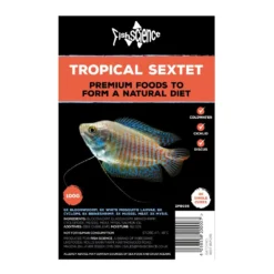 Fish Science Frozen Food Blister Pack Tropical Sextet 100g (case Of 10)