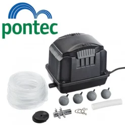 Pontec PondoAir Pond Air Pump 3600 / Includes FREE Hose & Air Stones