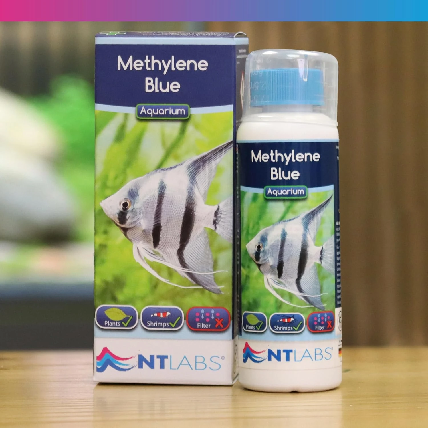 NT Labs Methylene Blue Aquarium Fish Tank Disease Treatment 100ml - Image 2