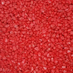 Aqua One Aquarium Fish Tank Coloured Gravel Scarlet Red 4-6mm