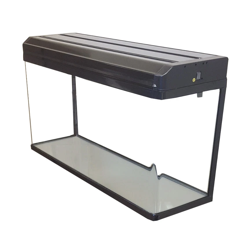 Aquarium Fish Tank 60cm 80L Black / White - Image 2