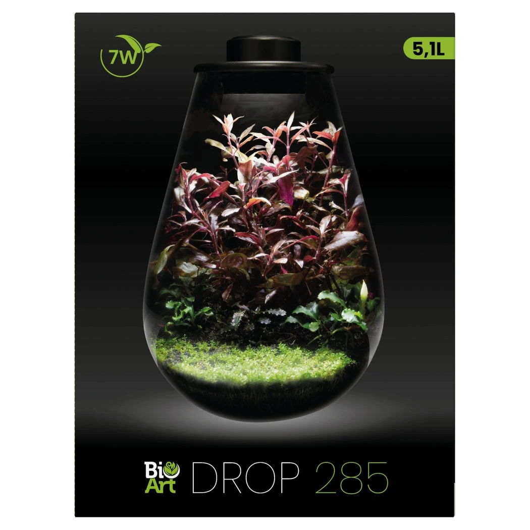 SuperFish BioArt DROP Terrarium Micro Landscape Black 5.1L - Image 4
