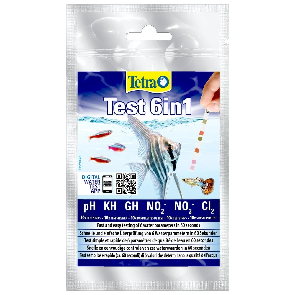 Tetra Test 6 In 1 Aquarium Water Test Kits 10/25 Packs - Image 2