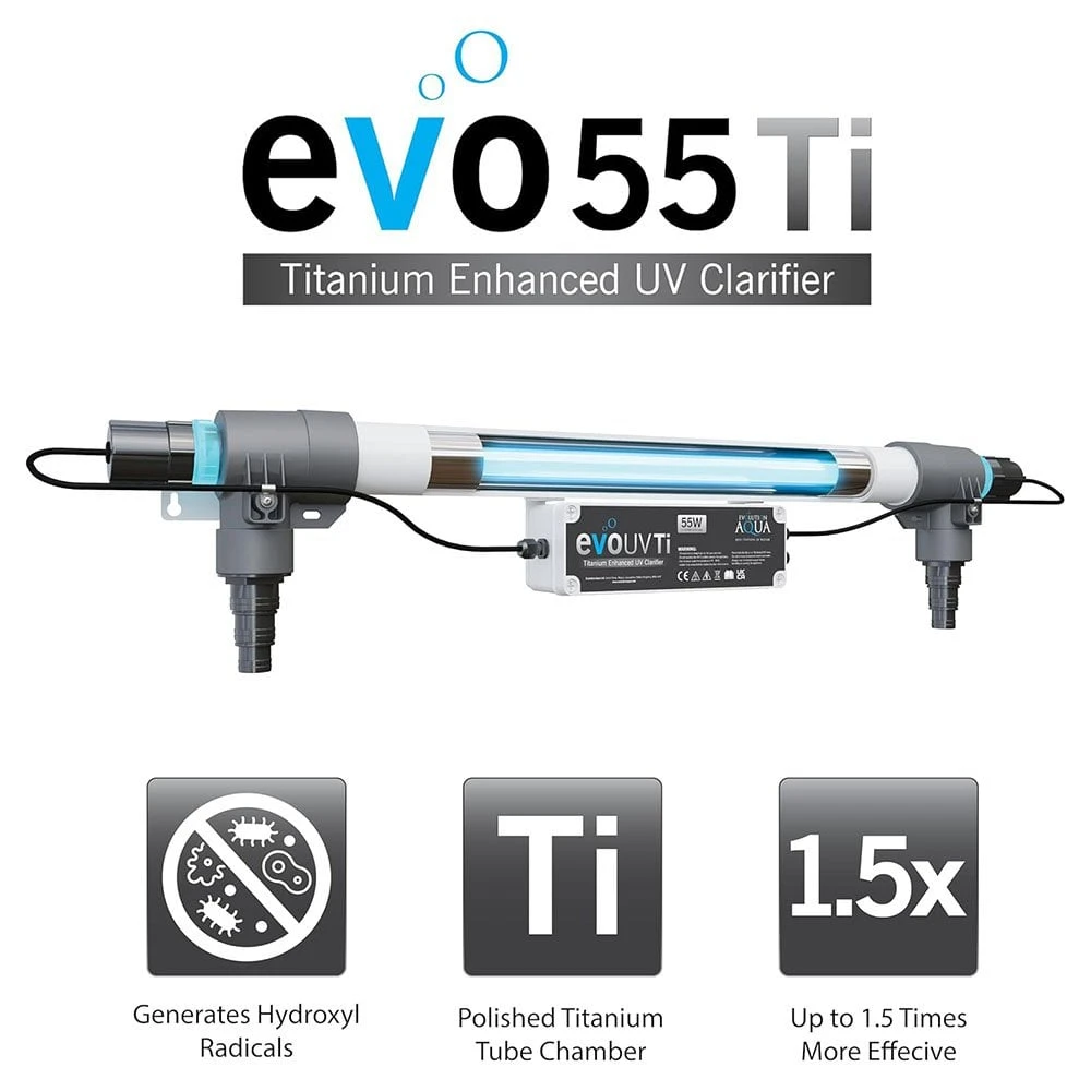 Evolution Aqua 55w Ti Titanium UVC Steriliser - Image 2