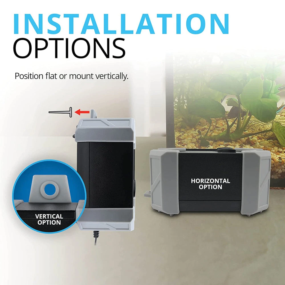 Fluval A202 Dual Outlet Air Pump Adjustable Flow Rate Tanks <300L - Image 7