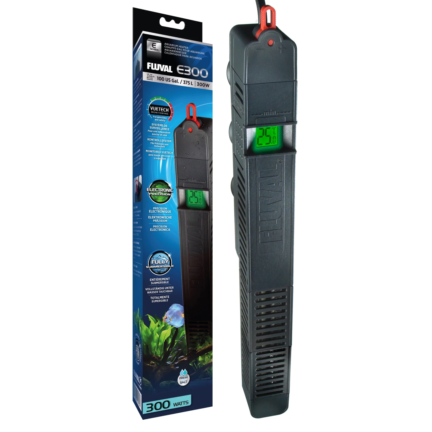 Fluval E Series Advanced Electronic Heaters 300w