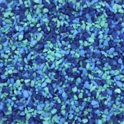 Aqua One Aquarium Fish Tank Coloured Gravel Aqua & Blue 2mm